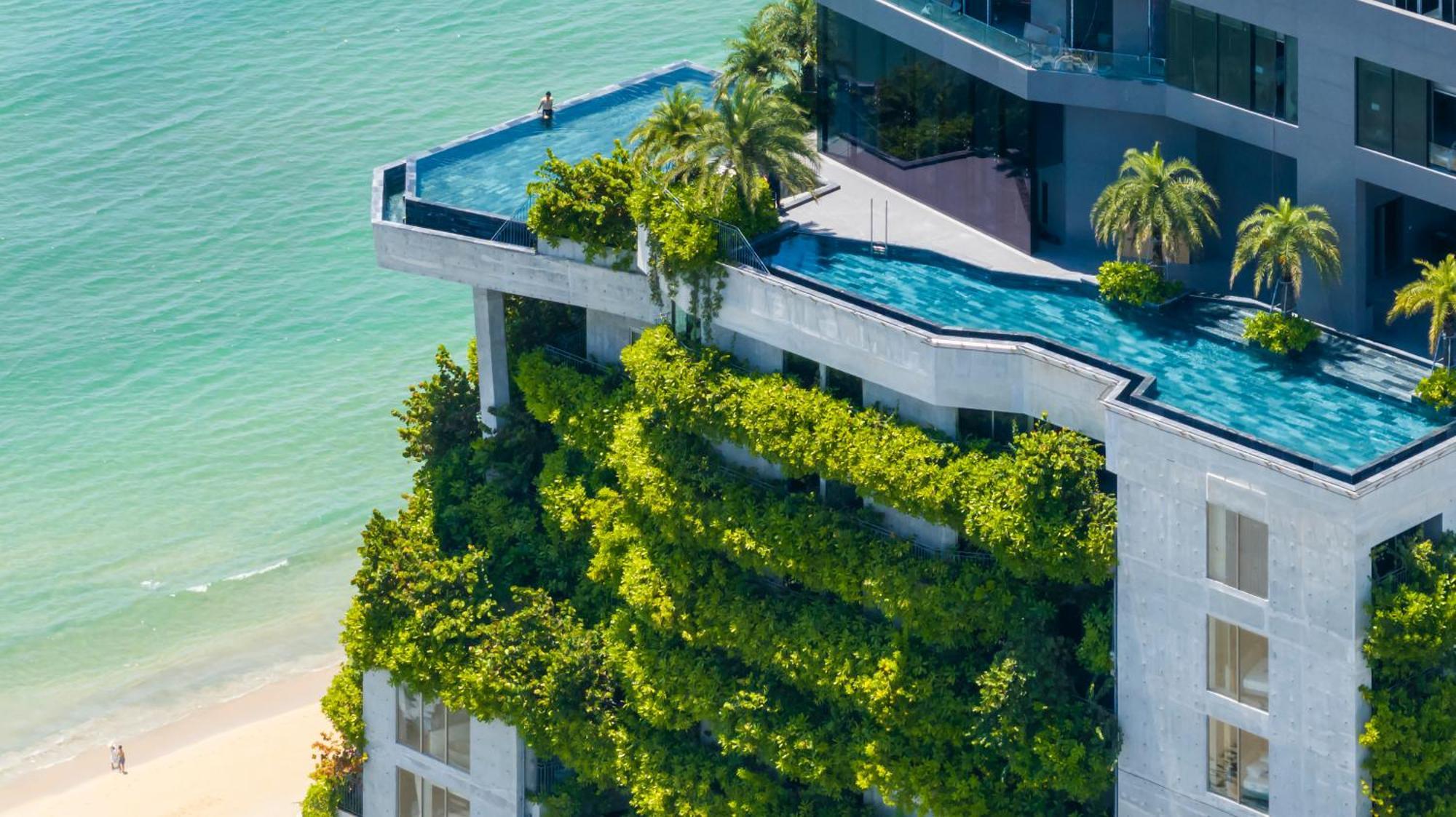 M Hotel Danang Екстериор снимка The rooftop garden
